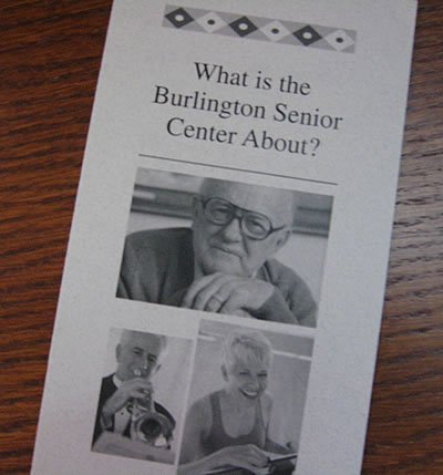 Burlington Senior Center Brochure